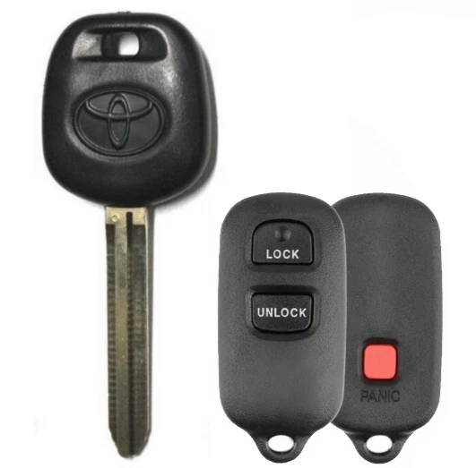 Toyota FJ Cruiser 44D 2006-2008 llave de punto + control remoto N.º de parte: 89742-42120 HYQ12BBX Foto 1 de 3