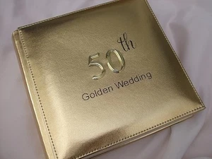FOTOALBUM GOLDENE HOCHZEIT 50. JAHRESTAG SCHÖNES GESCHENK - Bild 1 von 2