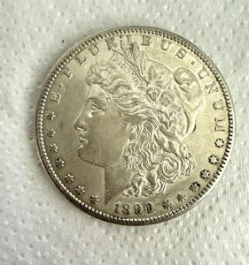1890 S Morgan Dollar vz+ sehr schöne schöne Münze Silber - Bild 1 von 2