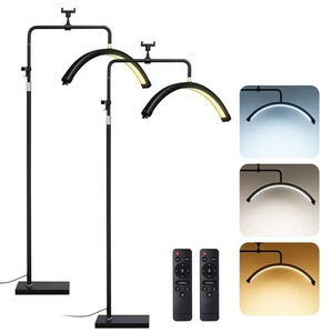 Byootique 28" Halbmondlicht mit Handyhalter Wimpernlampe Wimpernverlängerung 2er Pack - Bild 1 von 11