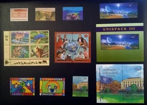 UN GENEVA 1999 United Nations Scott 332-350 Complete MNH Year Set Collection - Picture 1 of 1