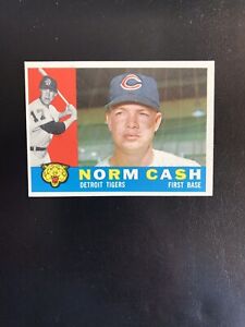 1960 TOPPS #488 NORM CASH DET TIGERS— QUALITY HIGH #💥*** (wph)