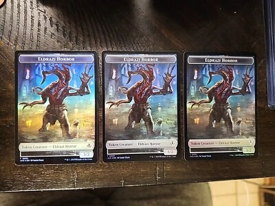 (3×) Eldrazi Horror Foil Token With (1) Print Error - Innistrad Remastered  - Image 1 of 4