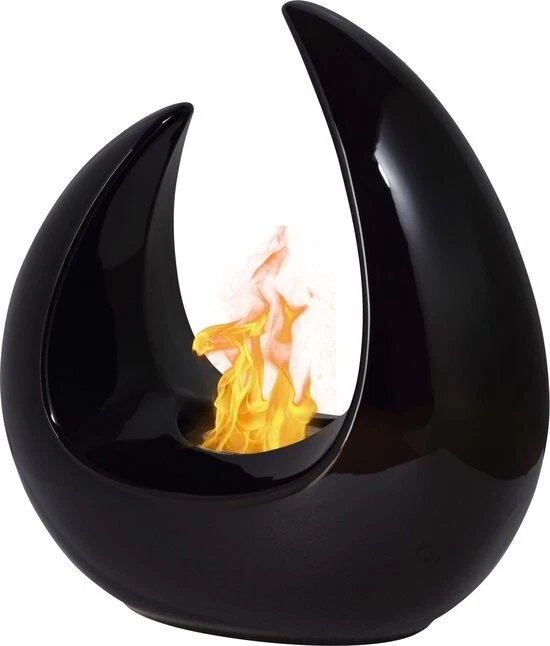 Qlima Ethanol-Kamin mondförmig 24x16x26 cm FFB 207 - Bild 1 von 4