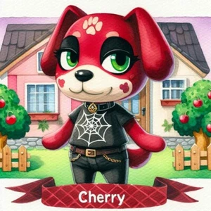 #077  Amiibo Karte für Animal Crossing Cherry Nintendo Switch Nfc Karte - Bild 1 von 2