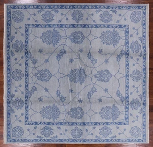 8' Square Turkish Oushak Handmade Rug - W2162 - Picture 1 of 10
