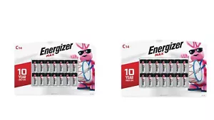 Energizer MAX C Cell Batteries Alkaline Batteries (28 Count) - 2 Packs of 14 - Picture 1 of 2