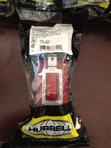 Hubbell CS1223R 3 vías Tog Const Grd 20A 120277V Rd - Imagen 1 de 2