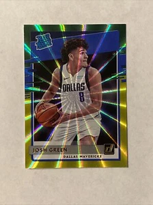 2020-21 Panini Donruss Green And Yellow Laser Josh Green RC #234 Mavericks - Picture 1 of 2