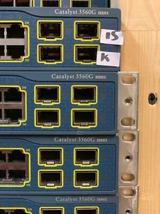 Cisco WS-C3560G-24TS 24-port Gigabite Switch. ios 15 Tested Layer 3 switch - Picture 1 of 1