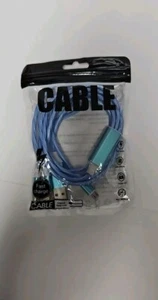 Fast Charge USB Cable 3 Prongs For Apple Product As Well As Samsung - Photo 1 sur 5