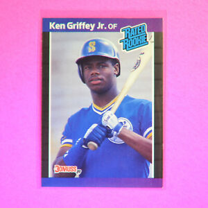 KEN GRIFFEY JR. 1989 Donruss Rated Rookie, #33 RC Mariners