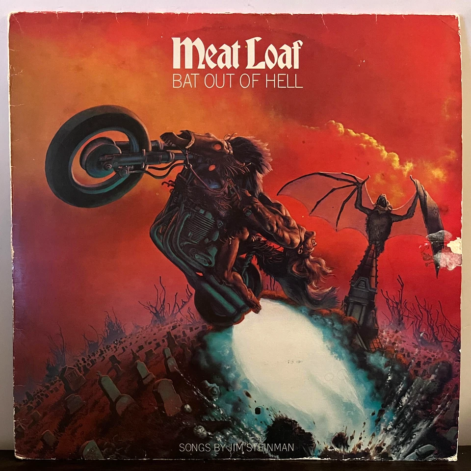 MEAT LOAF - Bat Out Of Hell (Holland Pressing) - 12" Vinyl Record LP - VG - Image 1 of 3