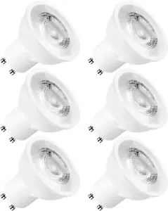 LUXRITE MR16 GU10 LED Bulbs Dimmable, 50W Halogen Equivalent, 4000K Cool White - Picture 1 of 12