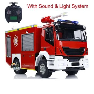 Camión de bomberos RC rescate bomberos 2x2 4*2 vehículo 1:14 luz sonido transmisión de 2 velocidades - Imagen 1 de 12