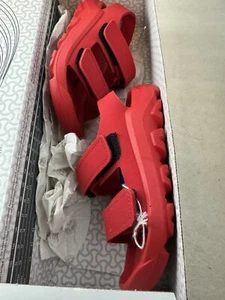 Sandali rossi Birkenstock bambini Mogami HL taglia EUR 24 - Foto 1 di 10