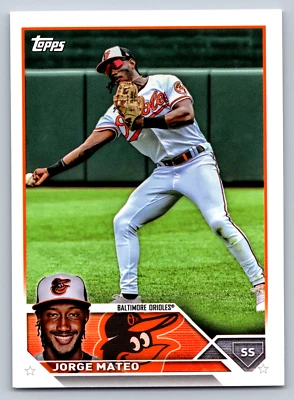 2023 Topps #BAL-2 Jorge Mateo Baltimore Orioles Baseball Card - Image 1 of 2