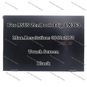 For ASUS Zenbook Flip OLED UX363J UX363JA LCD Assembly Complete Touch Screen 4K - Picture 1 of 8