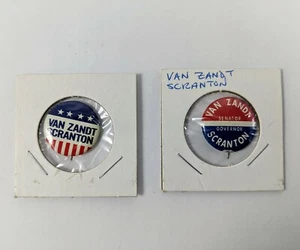 Van Zandt Scranton Republikanische Politische Kampagne Pin Pinback Button Menge 2 - Bild 1 von 6