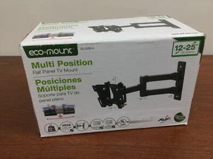 Adjustable Tilt Flat Panel TV Monitor Mount 12-25" 30-63cm 15kg Eco Mount NEW - Picture 1 of 5