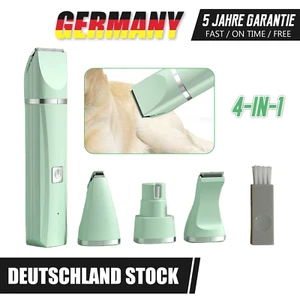 4 in 1 Leise Hundeschermaschine Katze Hund Rasierer Tierhaarschneider Trimmer DE - Bild 1 von 9