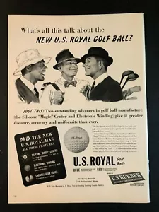 1948 US Royal Golfbälle Druck Anzeige - Bild 1 von 1