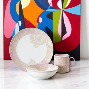Versace Rosenthal Kids Barocco Rose 3-Piece Porcelain Set – NEW 2025 Edition - Picture 1 of 3