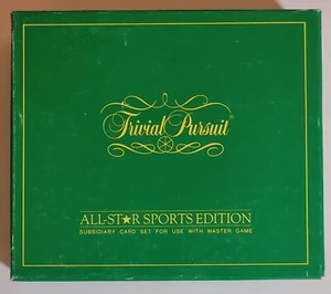 1981 Trivial Pursuit ALL-STAR SPORTS Edition Subsidiary Card, 1000 Cards - Picture 1 of 4