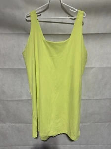 Old Navy Active Powersoft Support Neon Yellow Tennis Dress Pickle Ball Size 3X - Picture 1 of 5