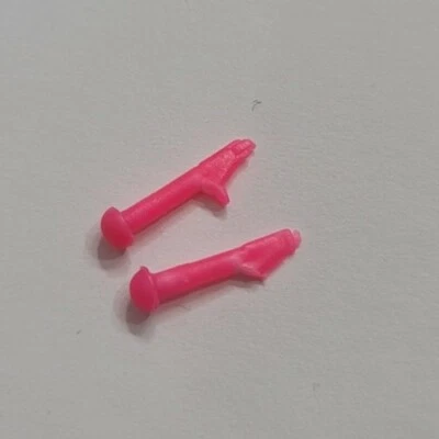 MUÑECA BARBIE ACCESORIOS JOYERÍA PATRÓN STACIE ROSA SIMPLE PENDIENTES LISOS SOLAMENTE Foto 1 de 2