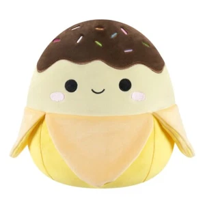 Squishmallow Junie the Chocolate Dipped Banana 12” Select Series NWT - Picture 1 of 3