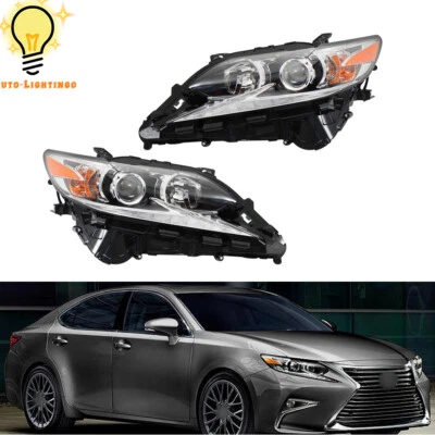 For 2016 2017 2018 Lexus ES350 ES300H Headlights Assembly Left&Right w/ LED DRL Foto 1 de 4