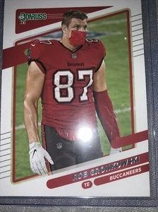 2021 Panini Donruss Football ROB GRONKOWSKI FACE MASK NO HELMET VARIATION #104 - Bild 1 von 2