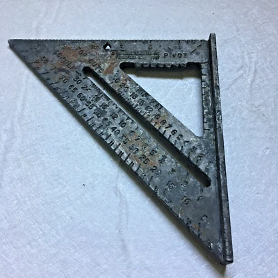 Vintage Swanson Tool Aluminum Alloy Rafter Square Framing Tool - Image 1 of 4