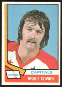 1974-75 OPC O-Pee-Chee Bruce Cowick RC Washington Capitals #386 - Bild 1 von 2