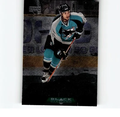 5-01-04 PWE . 2007-08 upper deck black diamond #145 jonathan cheechoo 3 diamond - Image 1 of 2