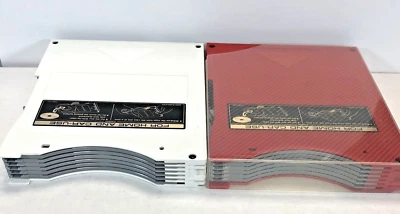 (2) Dos cartuchos de cargador reproductor de CD multi-reproducción Pioneer de 6 discos rojo/blanco PRW1141 Foto 1 de 4