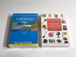 Basic Chinese 100 Characters Card : Basic Series Volume 3 & 5 Jessica And Fred - Foto 1 di 5