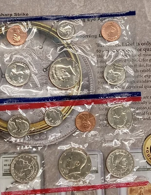 1981-D  1991- P   US Mint Set very nice coins  TP-6807 - Image 1 of 2