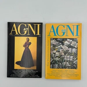 AGNI Literary Magazine Boston University 2 Volumes AGNI 47 & AGNI 48 Anthology - Imagen 1 de 11