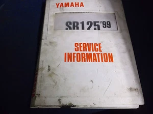 YAMAHA SR 125 SERVICE INFORMATION. READ THE DESCRIPTION - Picture 1 of 3