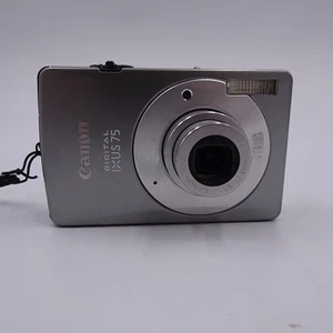 Canon IXUS 75 Digitalkamera Silber Digicam 7.1 MP Zustand gut - Bild 1 von 5