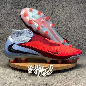 Nike Phantom 6 High Elite AG Soccer Cleats SZ 12.5 Men Royal Tint HQ2329-400 NBY - Picture 1 of 7