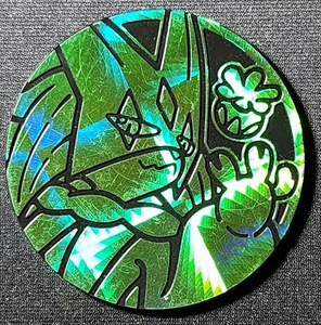Pokémon TCG Green Meowscarada Flip Coin - Picture 1 of 1