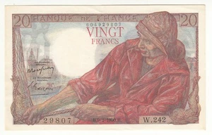 (FR1) 20 FRANCS PECHEUR 9-10-1950 W.242 Fay 13-17 SUP+ 20F1001 - Picture 1 of 2