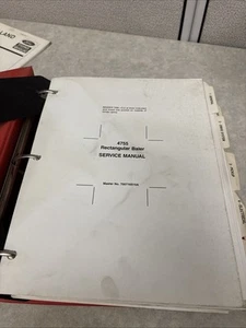 Agco Hesston 4755 Baler Service Repair Manual 700724326 - Picture 1 of 4