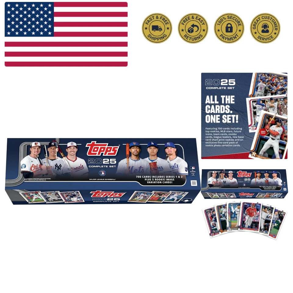 2025 Topps MLB Baseball Complete Set Factory Bo Rookie Variations*