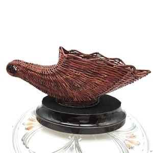 "Cesta Cornucopia vintage 15"" X 5,5""" - Imagen 1 de 8