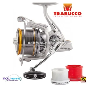 MULINELLO PESCA SURFCASTING TRABUCCO RADIANT SURF 8000 - 7 CUSCINETTI - 3 BOBINE - Foto 1 di 7