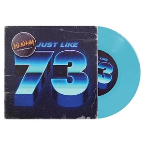 DEF LEPPARD JUST LIKE 73 EXCLUSIVE BLUE VINYL 7" NEW - Picture 1 of 1